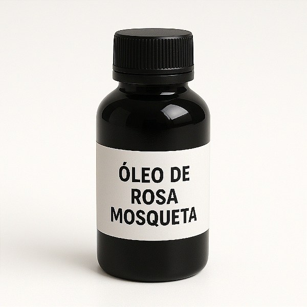 ÓLEO VEGETAL DE ROSA MOSQUETA 100ML PURO 100% NATURAL - INSUMO PARA COSMÉTICOS, SABONETES E HIDRATANTES