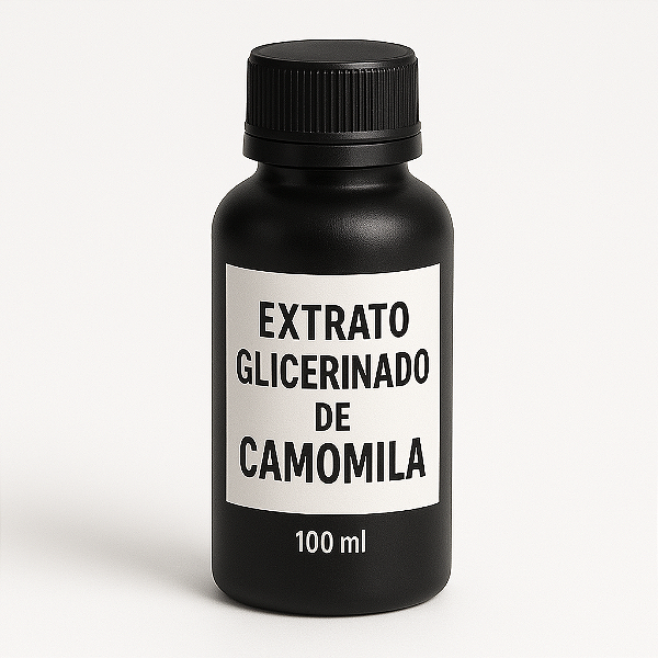 EXTRATO GLICERINADO DE CAMOMILA 100% PURO, NATURAL E VEGETAL - 100 MLS -