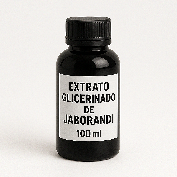 EXTRATO GLICERINADO DE JABORANDI 100% PURO, NATURAL E VEGETAL - 100 MLS -