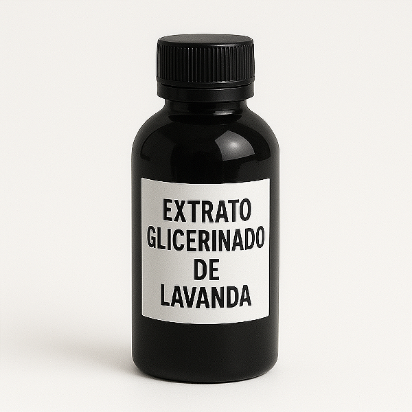 EXTRATO GLICERINADO DE LAVANDA 100% PURO, NATURAL E VEGETAL - 100 MLS -