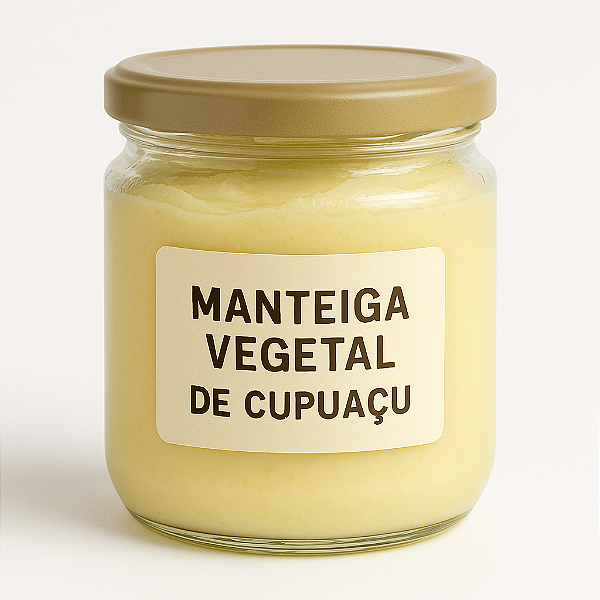 MANTEIGA DE CUPUAÇU 100% PURO, NATURAL E VEGETAL - 100 GRAMAS - VEGANO