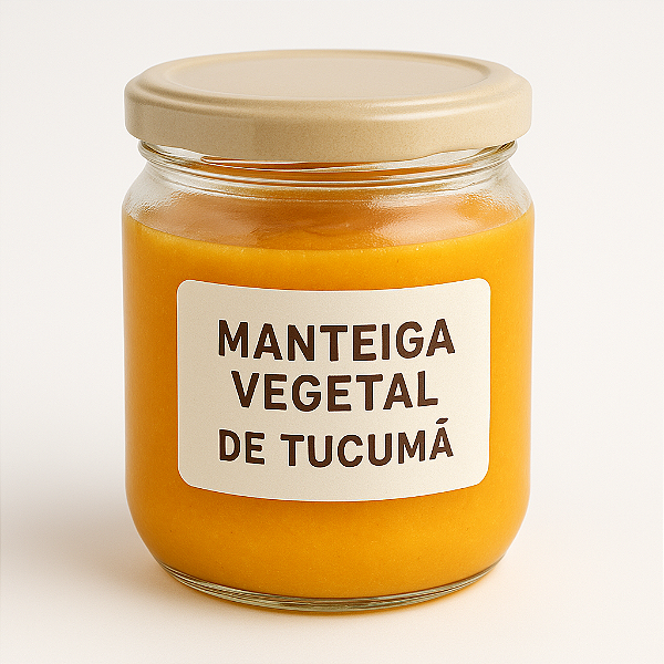 MANTEIGA DE TUCUMÃ 100% PURO, NATURAL E VEGETAL - 100 GRAMAS - VEGANO