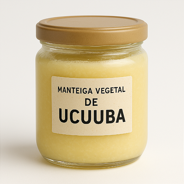 MANTEIGA DE UCUUBA 100% PURO, NATURAL E VEGETAL - 100 GRAMAS - VEGANO