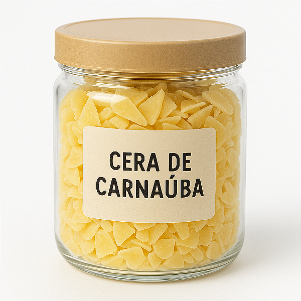 CERA DE CARNAÚBA 100% PURO, NATURAL E VEGETAL - 50 GRAMAS - VEGANO