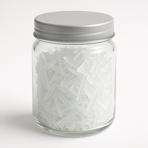 CRISTAIS DE MENTOL 100% PURO, NATURAL E VEGETAL - 50 GRAMAS - VEGANO