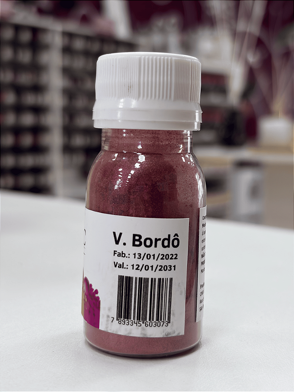 MICA VERMELHO BORDÔ IMPORTADA 10 GRAMAS (2,5X A QUANTIDADE DE OUTRAS MARCAS) PARA VELAS, SABONETES, COSMÉTICOS, EPÓXI ENTRE OUTROS