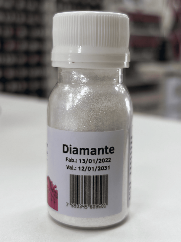 MICA DIAMANTE CHUMBO IMPORTADA 10 GRAMAS (2,5X A QUANTIDADE DE OUTRAS MARCAS) PARA VELAS, SABONETES, COSMÉTICOS, EPÓXI ENTRE OUTROS
