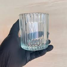 COPO DE VIDRO GRANADO TRANSPARENTE 250ML