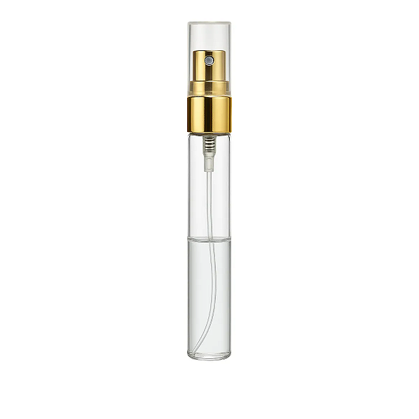 FRASCO VIDRO SPRAY 10ML DOURADO - CORPO EM VIDRO