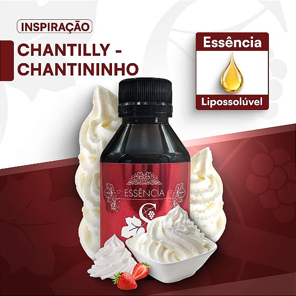 CHANTYNINHO 100ML ESSÊNCIA LIPOSOLÚVEL - PREMIUM E CONCENTRADA PARA VELAS, SABONETES E COSMÉTICOS ARTESANAIS