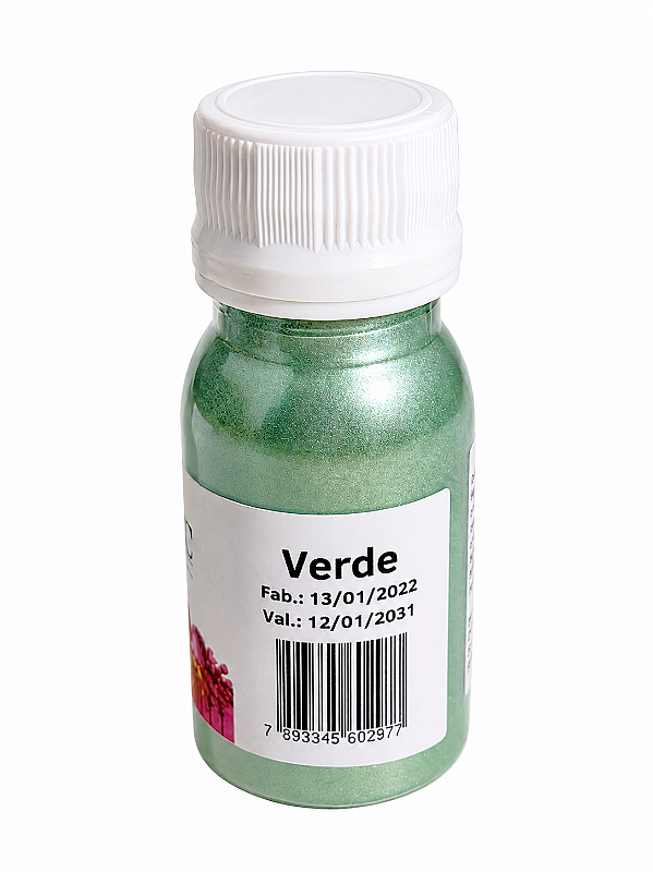 MICA VERDE IMPORTADA 10 GRAMAS (2,5X A QUANTIDADE DE OUTRAS MARCAS) PARA VELAS, SABONETES, COSMÉTICOS, ENTRE OUTROS