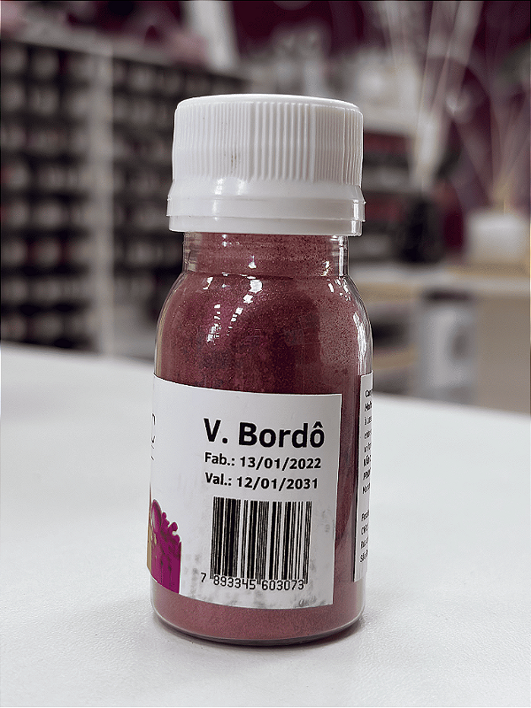 MICA VERMELHO BORDÔ IMPORTADA 10 GRAMAS (2,5X A QUANTIDADE DE OUTRAS MARCAS) PARA VELAS, SABONETES, COSMÉTICOS...