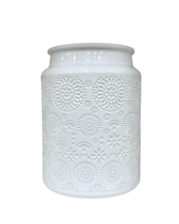 FRASCO HESSONITA P/VELAS BRANCO