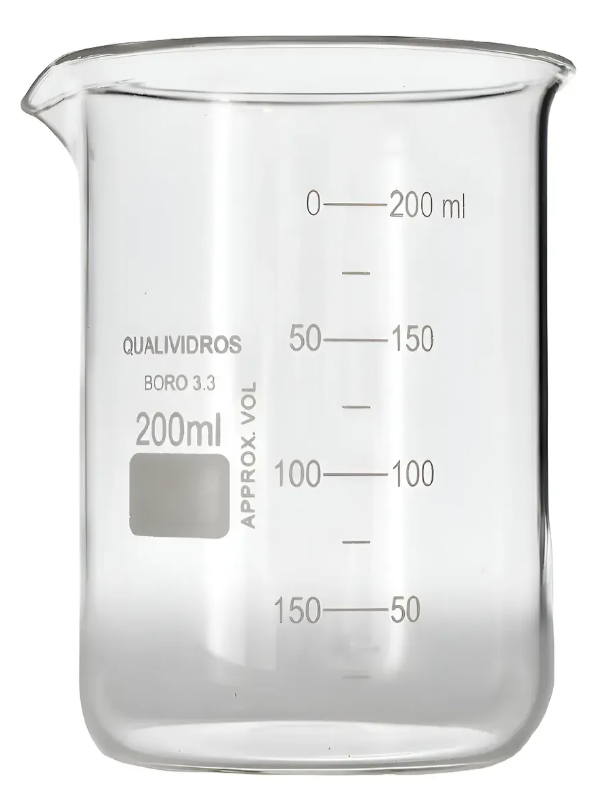 COPO BECKER DE VIDRO 200 ML