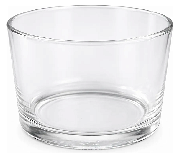 COPO DE VIDRO PATÊ PARA VELAS 156ML