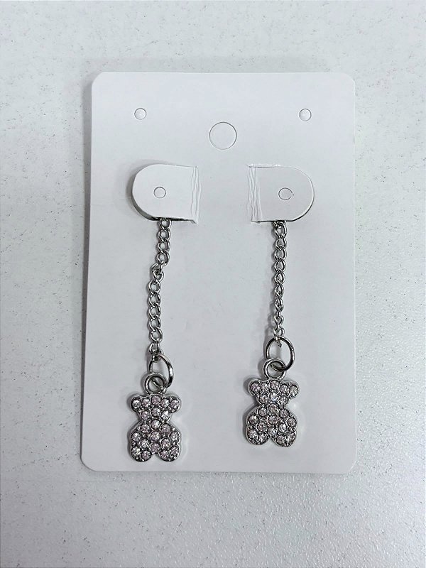 ENFEITE DECORATIVO PARA DIFUSOR DE VARETAS- URSINHOS PRATA