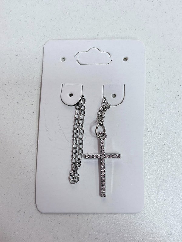 ENFEITE DECORATIVO PARA DIFUSOR DE VARETAS- CRUZ PRATA