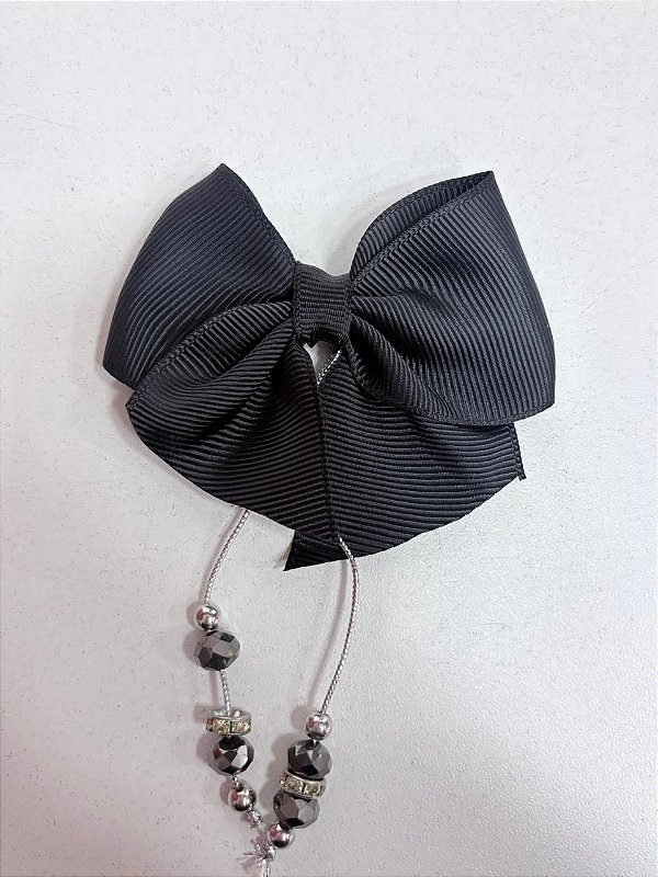 LAÇO PARA DECORAR FRASCOS DE DIFUSOR DE VARETAS-LUXO PRETO
