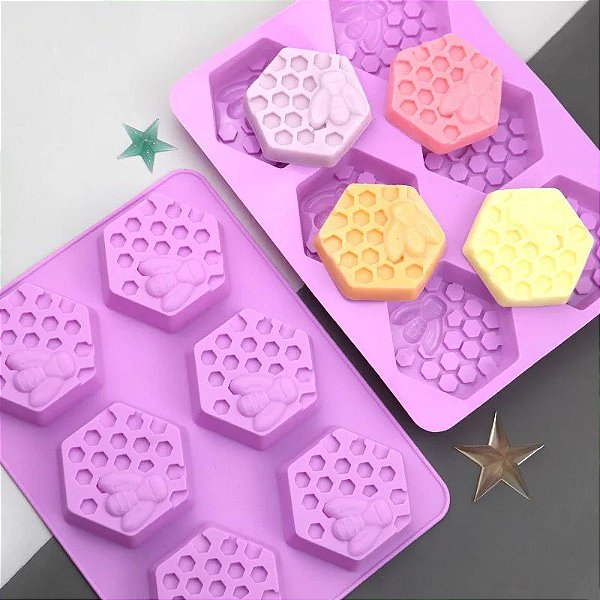 FORMADE SILICONE PARA SABONETE ABELHA