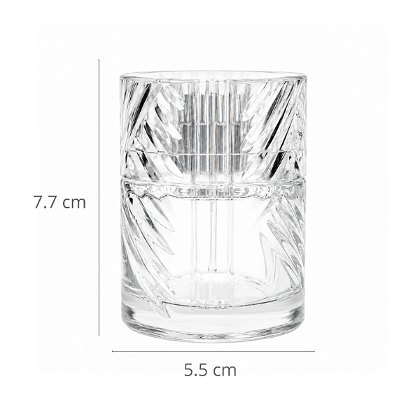 FRASCO DE VIDRO PERFUME MAJESTOSO 50ML