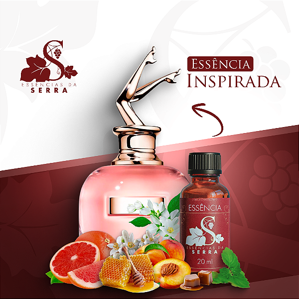 ESSÊNCIA INSP.  SACANDAL  PERFUMARIA FINA 20 ML