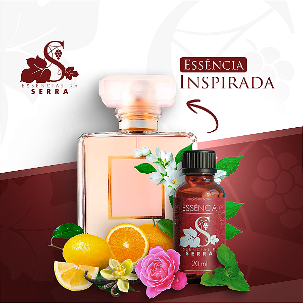 ESSÊNCIA INSP. MADEMOSEILLE PERFUMARIA FINA 20 ML