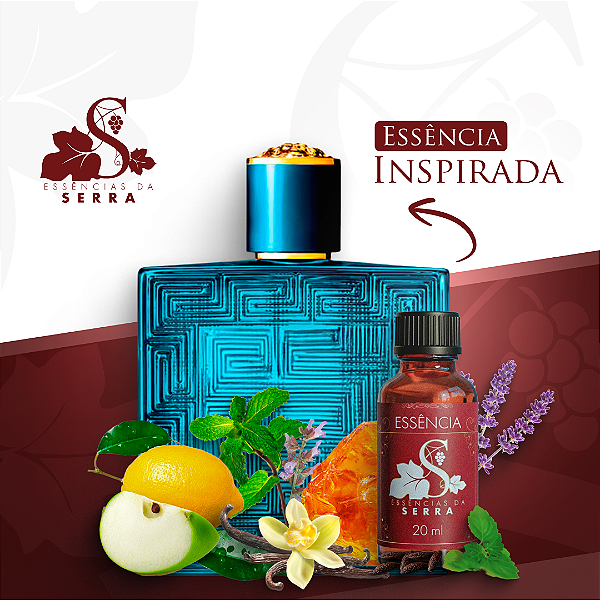 ESSÊNCIA INSP.  EROS PERFUMARIA FINA 20 ML