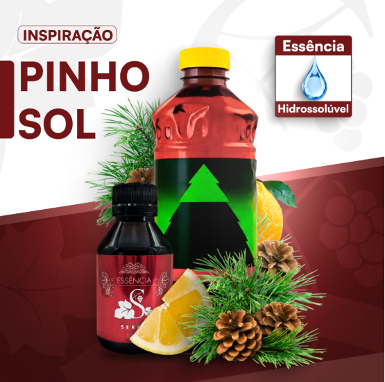 PINHO SOL TRADICIONAL - ESSÊNCIA HIDROSOLÚVEL - PREMIUM E CONCENTRADA PARA BASES ÁGUA