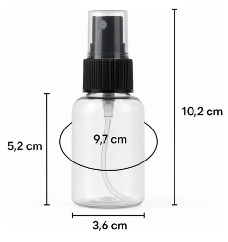FRASCO PET COM VÁLV 30 ML