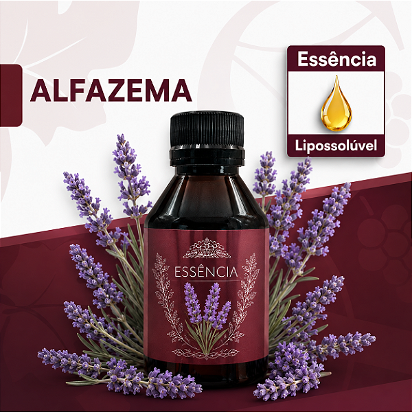 ALFAZEMA 100ML ESSÊNCIA LIPOSOLÚVEL - PREMIUM E CONCENTRADA PARA VELAS, SABONETES E COSMÉTICOS ARTESANAIS