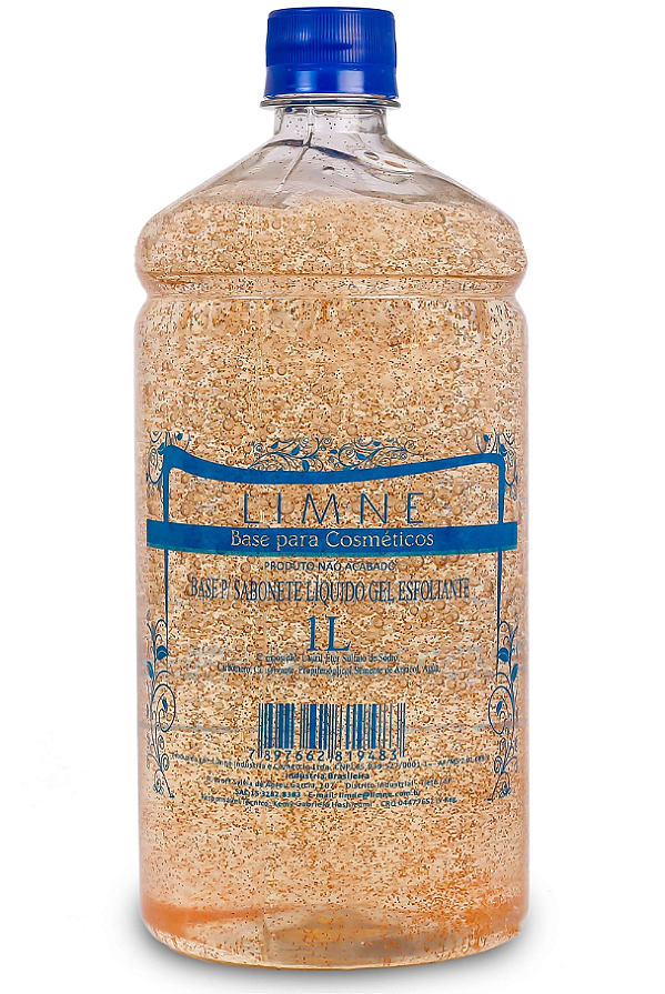 BASE GEL COM SUSPENSOR ESFOLIANTE  VEGANO 100% NATURAL - PARA GELÉIA DE BANHO