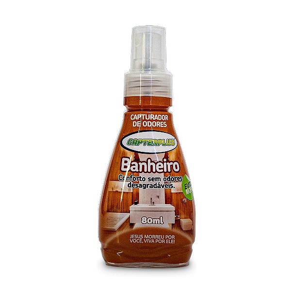 CAPTURADORES DE ODORES CAPTERPLUS POCKET BANHEIRO 80ML