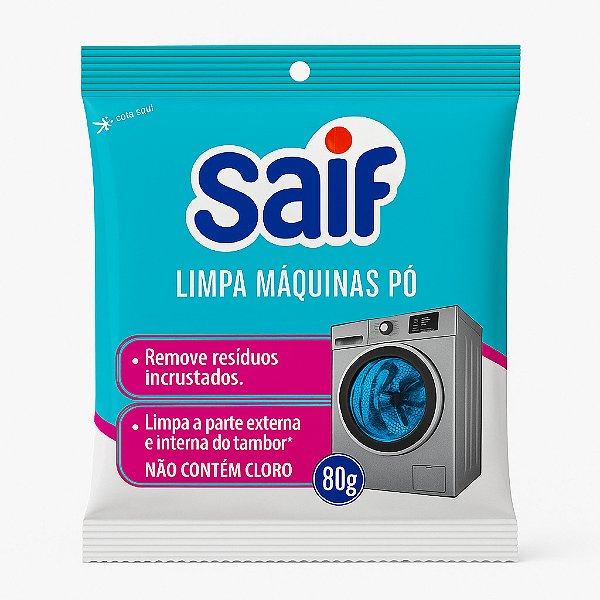 LIMPA MAQUINAS PÓ SAIF 80G
