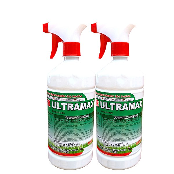 KIT 02 SUPER ULTRAMAX EXTERMINADOR DE INSETOS