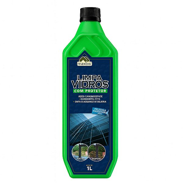 LIMPA VIDROS COM PROTETOR SPRAY 1L SEM GATILHO