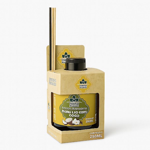 DIFUSOR DE AMBIENTE VANILLA COM COCO