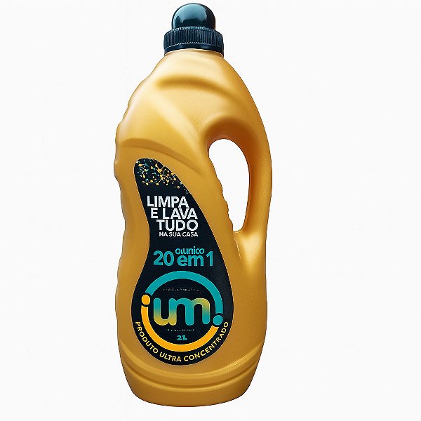 UM Ultramoléculas 2L Limpa e Lava Tudo 20 em 1 Ultra Concentrado