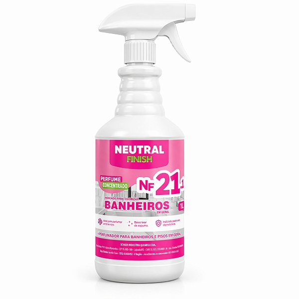 Neutralizador de Odores NF 21.1 Orquídeas Perfuma e Elimina Mau Cheiro 1L
