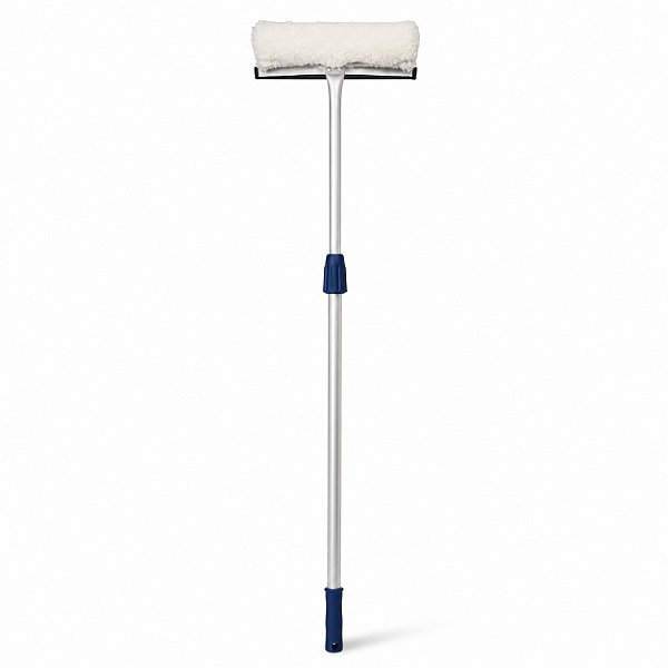 Rodo Alumínio Extensível 25 cm com Borracha e Cabo 1,50 m