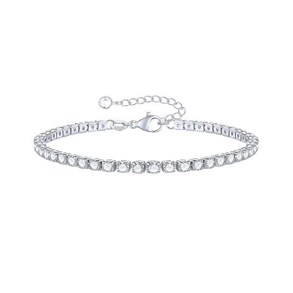 Pulseira Dianne Europe White em Prata 925 com Zircônias