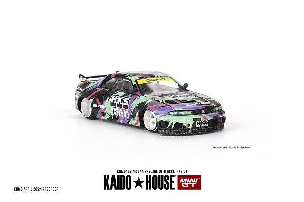 Nissan Skyline GT-R (R33) HKS V1 - Kaido House - MiniGT - //129