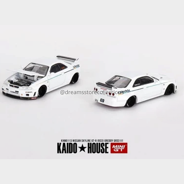 Nissan Skyline GT-R (R33) Greddy GR33 V1 - Kaido House - MiniGT - //113