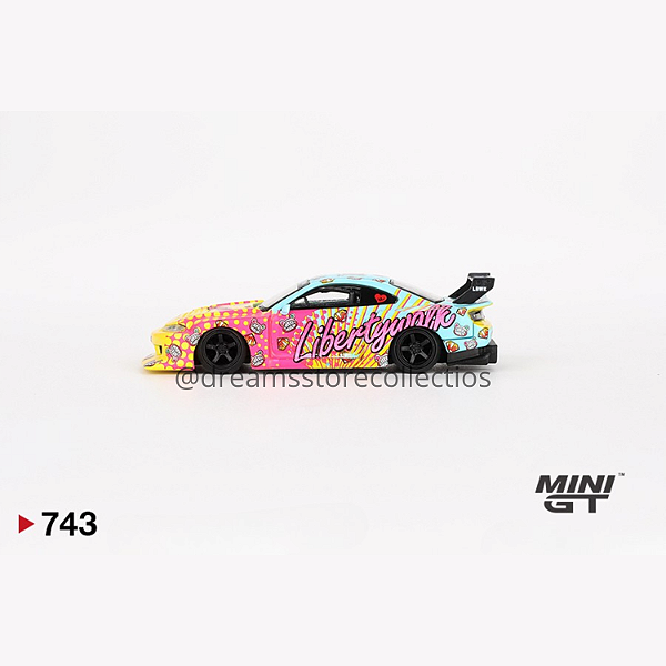Nissan Silvia (S15) LB Super Silhouette LBWK KUMA #743 - Mini GT