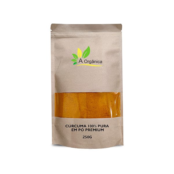 Cúrcuma 100% Pura em Pó  Premium 250G À Orgânica