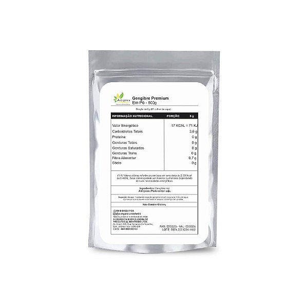 Gengibre em Pó Premium 500g