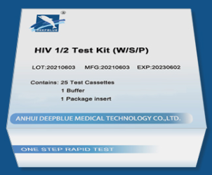 TESTE HIV DEEPBLUE CX 50 UN