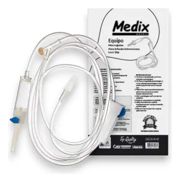 EQUIPO COMPLETO MACROGOTAS LUER SLIP MEDIX UN