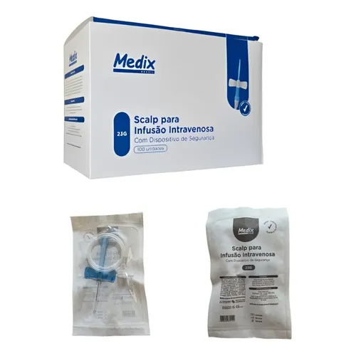 SCALP DE SEGURANÇA 19G MEDIX CX 100 UN