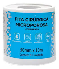 FITA MICROPOROSA BRANCA 50MM X 10M CIEX UN