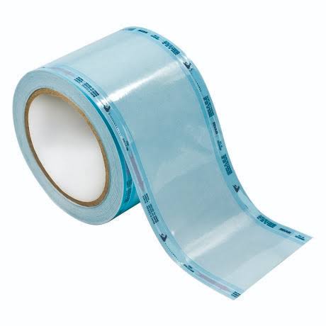 EMBALAGEM ESTERILIZAÇÃO EM PAPEL GRAU CIRÚRGICO 8X100 HOSPPFLEX ROLO